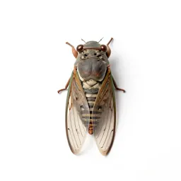 Cicada mid-song