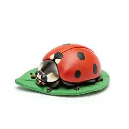 Ladybird on a leaf