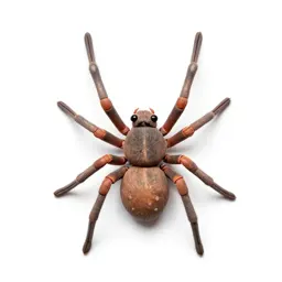 Orb weaver on its web