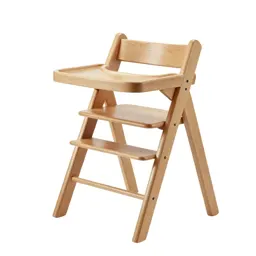 High chair in bentwood