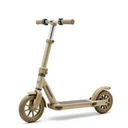 Scooter with a folding stem