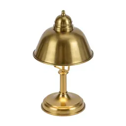 Brass banker's lamp
