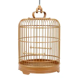 Bird cage with perches