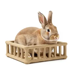 Hay rack for rabbits