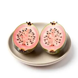Feijoa cut in two