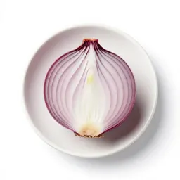 Red onion halved