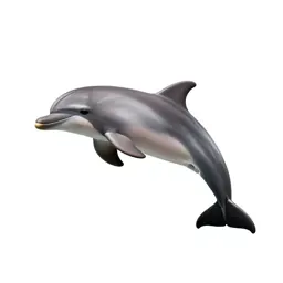 Dolphin mid-leap