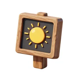 Weather station display
