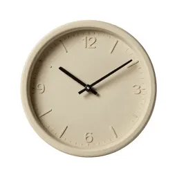 Wall clock with a plain face
