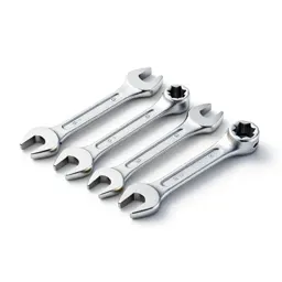 Socket wrench set in a case
