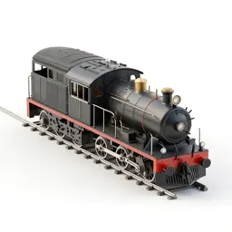 Model train locomotive