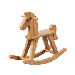Wooden rocking horse