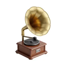 Phonograph with a horn