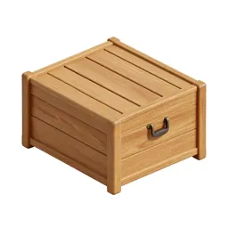 Wooden steamer trunk