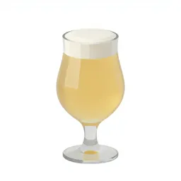 Hazy pale ale in a tulip glass
