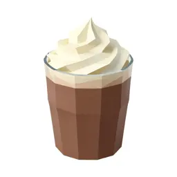Hot chocolate with cream