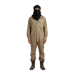 Desert nomad with a veiled face