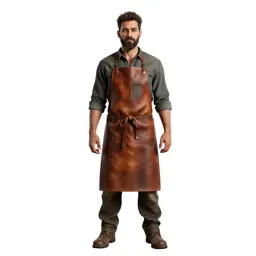 Dwarven blacksmith in a leather apron