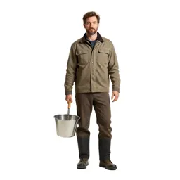 Frontier prospector panning