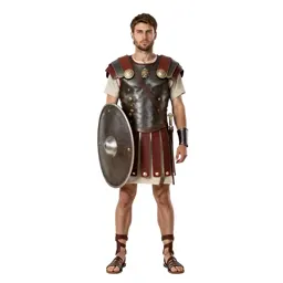 Roman legionary with a scutum
