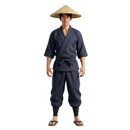 Ronin with a straw hat