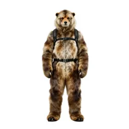 Antarctic explorer in furs