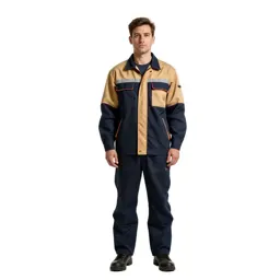 Lighthouse keeper in oilskins