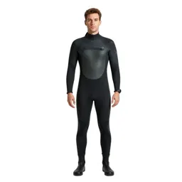 Marine biologist in a wetsuit