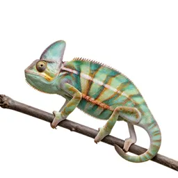 Chameleon on a branch