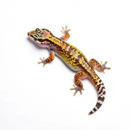 Gecko on glass