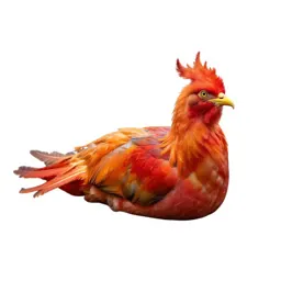 Phoenix in flame