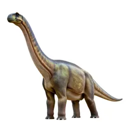 Brachiosaurus reaching upward