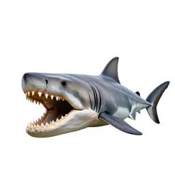 Megalodon jaw