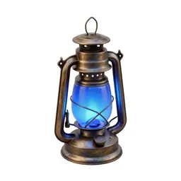 Lantern of blue flame