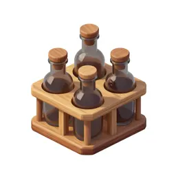 Potion bottle rack