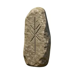 Rune-carved standing stone