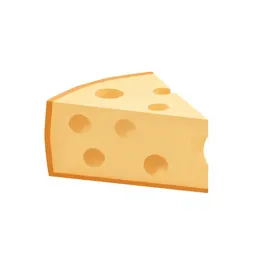 Cheese wheel wedge