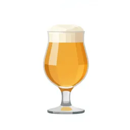 Craft beer in a tulip glass
