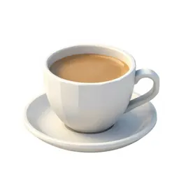 Flat white in a ceramic cup