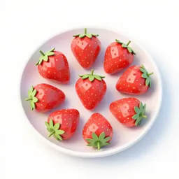 Punnet of strawberries