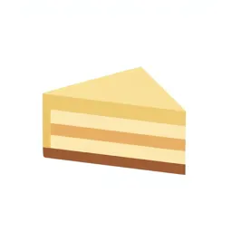 Slice of layer cake
