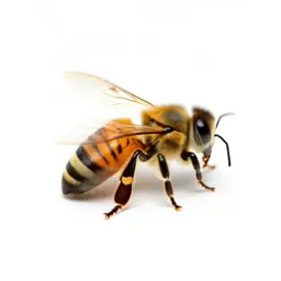 Honeybee on a comb