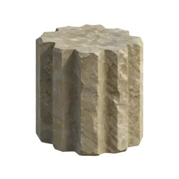Basalt column fragment