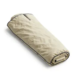 Sleeping bag rolled up