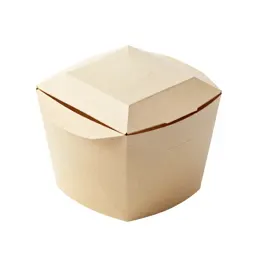 Folded takeaway noodle box