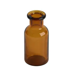 Amber glass apothecary bottle