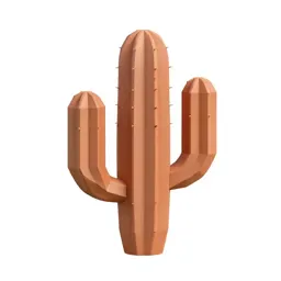 Cactus cluster in terracotta