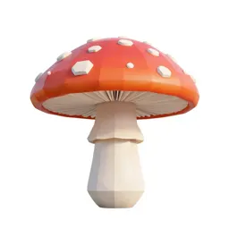 Fly agaric mushroom
