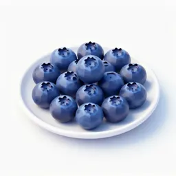 Punnet of blueberries