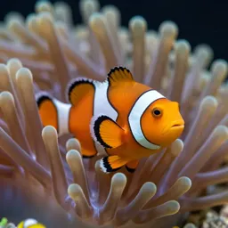 Clownfish in an anemone